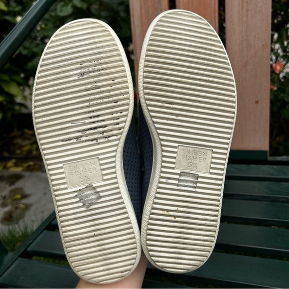 Eileen Fisher Clifton Perforated Sneakers - Picture 5 of 6